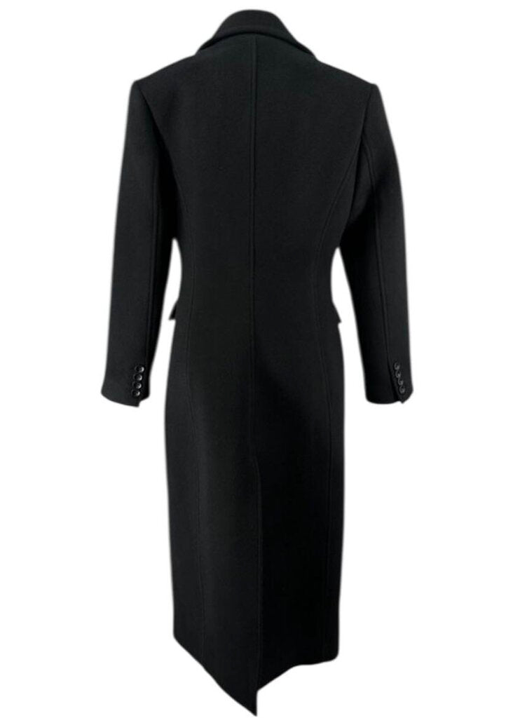 Bria Double Breasted Wool Blend Maxi / HC5