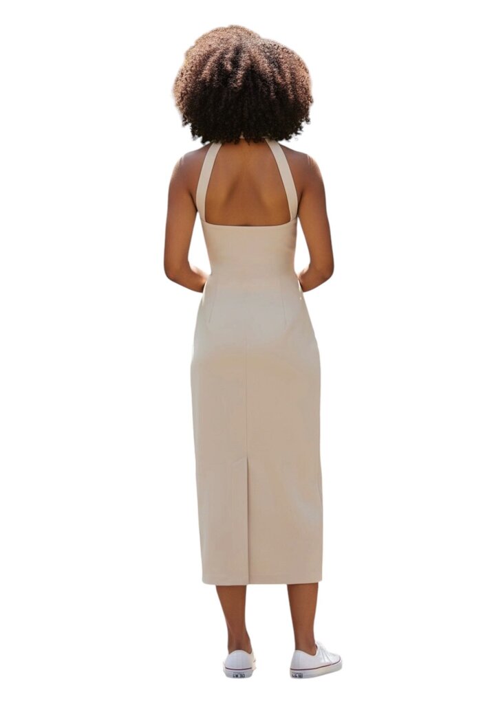 Nisup Halter Neck Sheath Dress