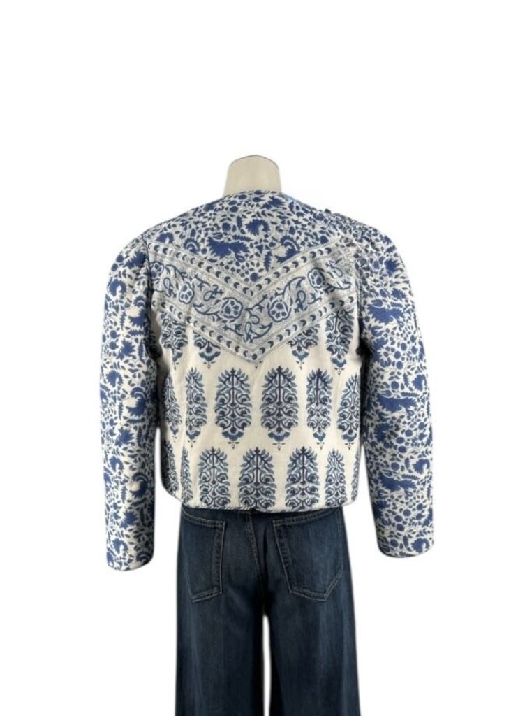 Hudson Hydrangea Quilted Jacket