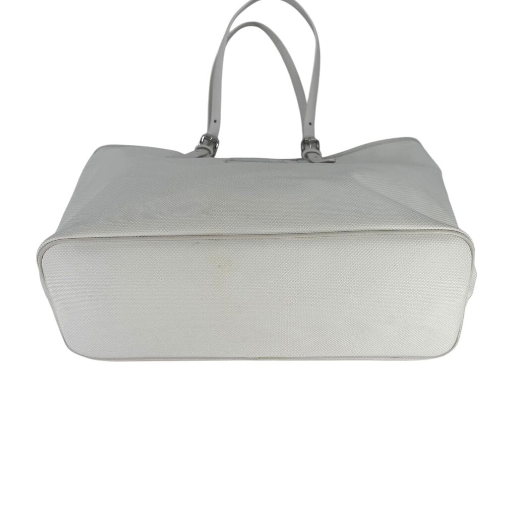 Longchamp Double Silver Buckle License Tag Pique Handbag