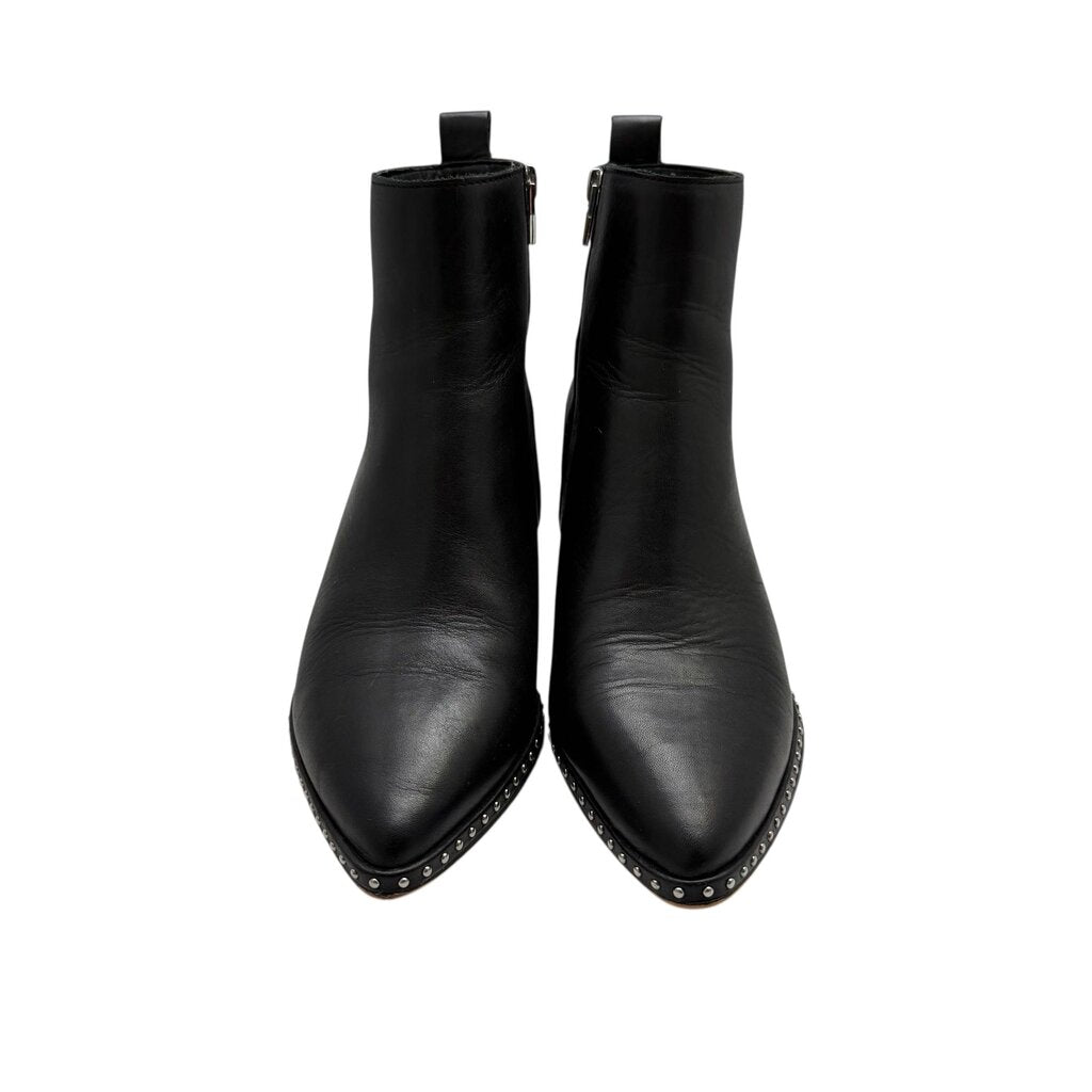 Studded Zip Almond Toe * as is / IA5