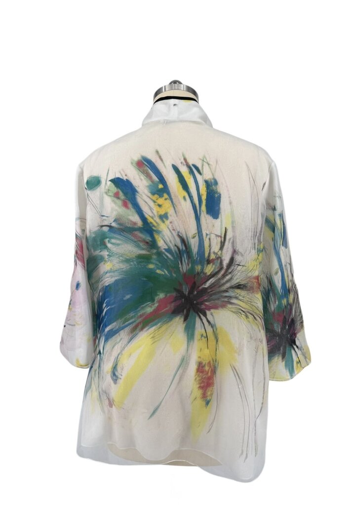 Chiffon Floral Watercolor Top