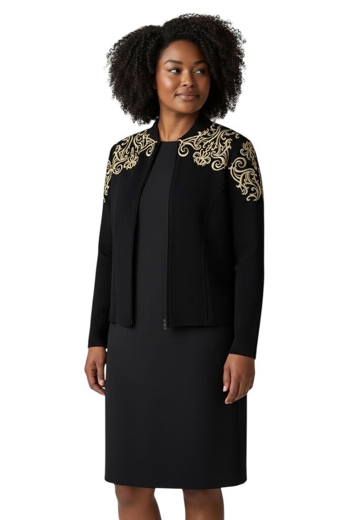 Knit w/ Gold Shoulder Accents \ IB5