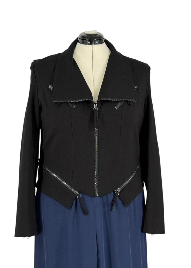 Roma Zip Up Biker Jacket