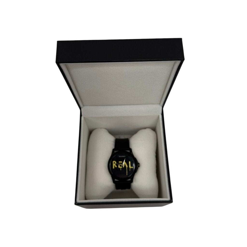 Gucci Unisex G Timeless Ghost REAL Water Resistant Steel Case Watch