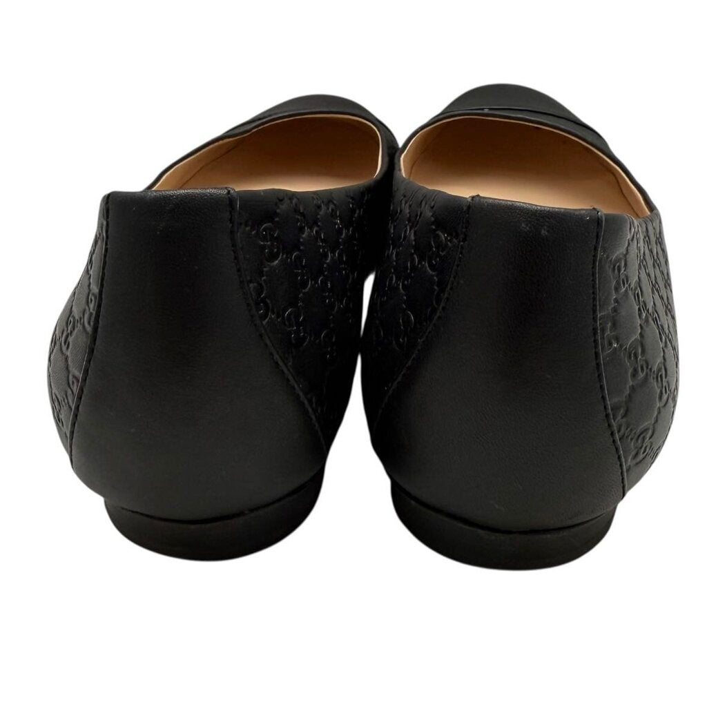 Cap Toe Micro Guccisimo Ballet Flat