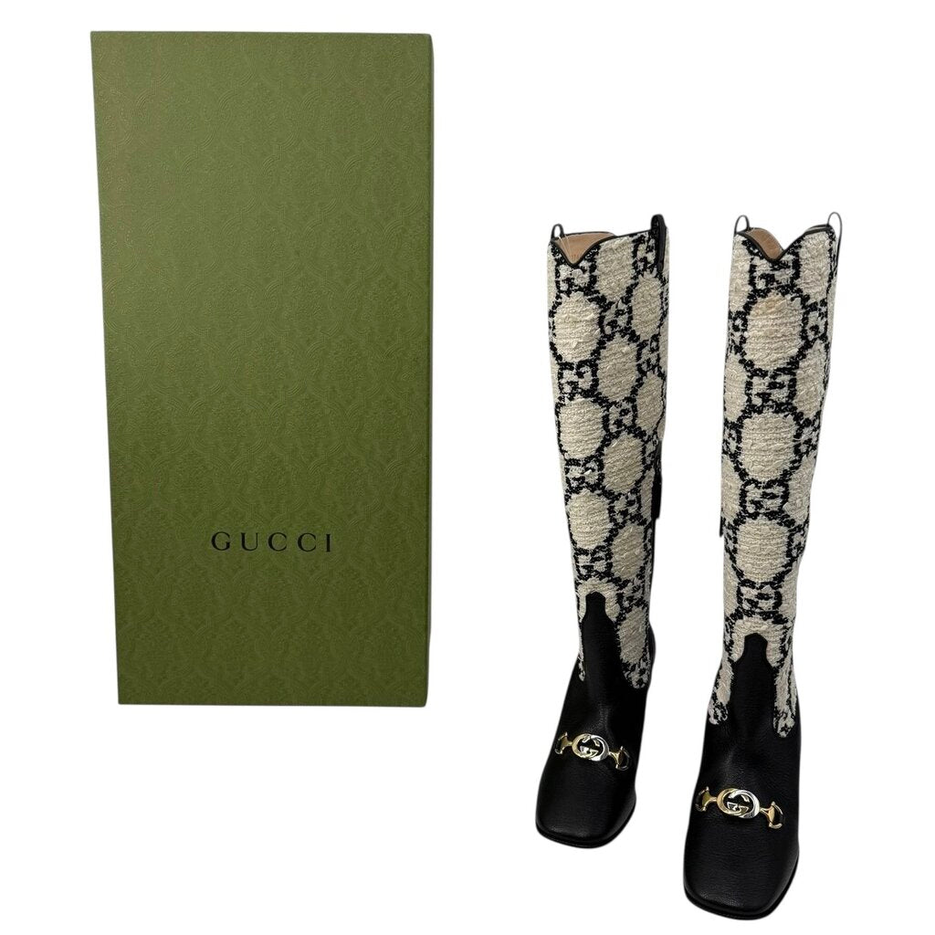 Zumi Tweed with GG Logo Knee High