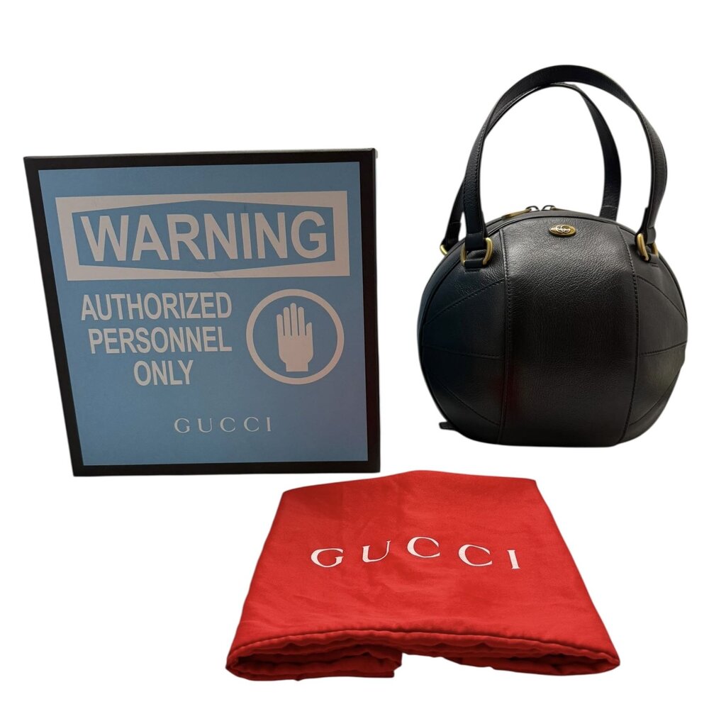 Gucci Tifosa Basketball Shaped Shoulder Handbag