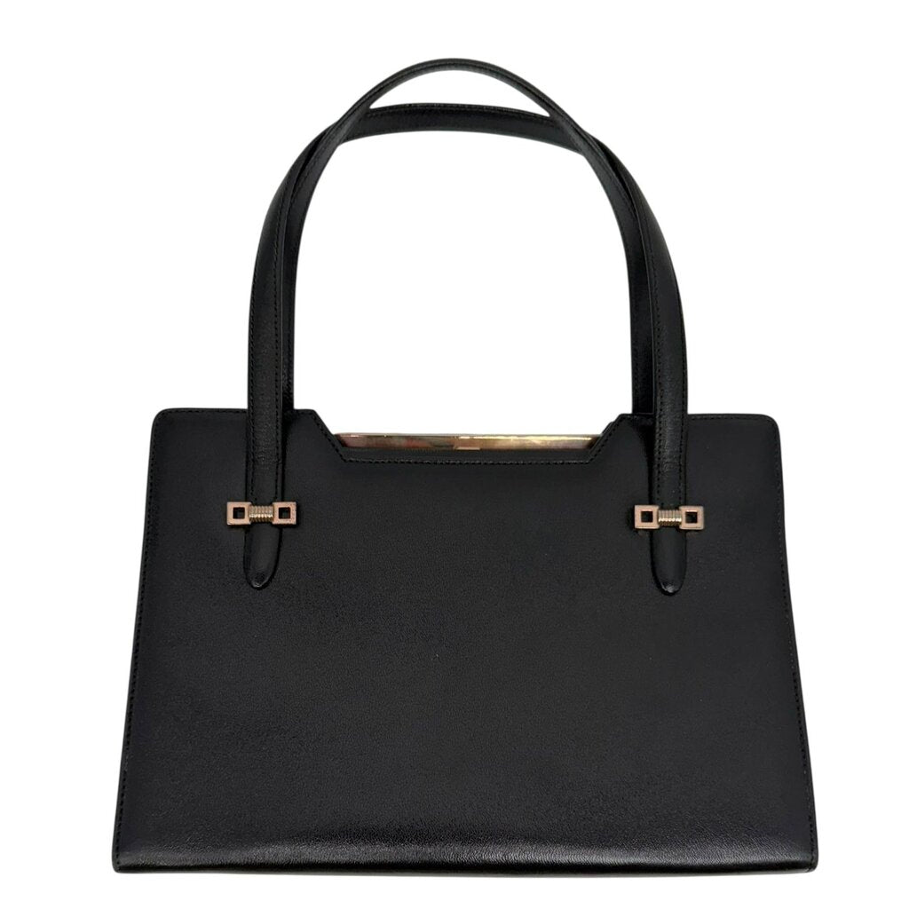 Gucci Cellerini Leather Top Handle Handbag