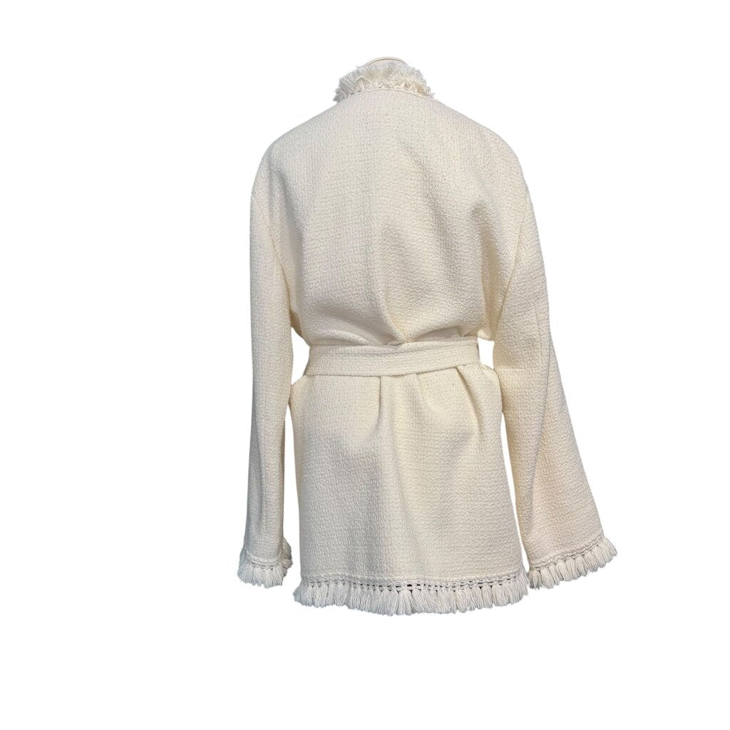 Gucci Textured Tweed Tassel Trim