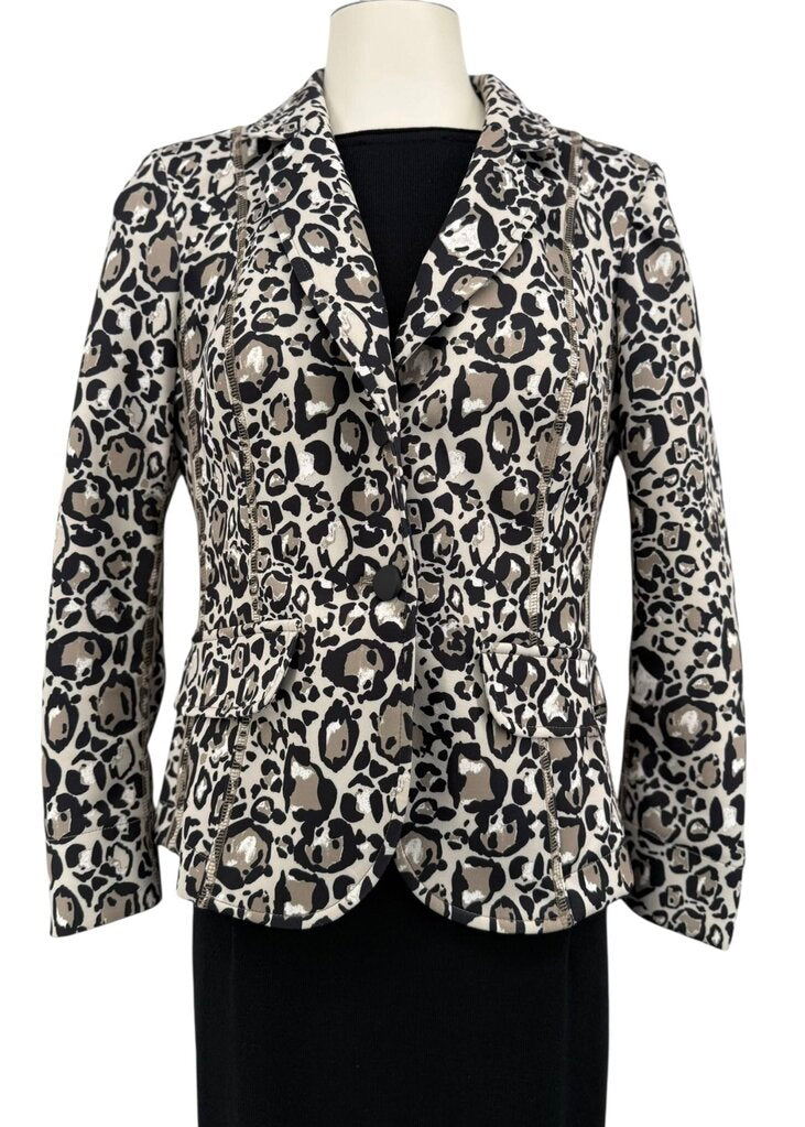 Airfield Camoflauge Top Stitch Patch Pocket Blazer