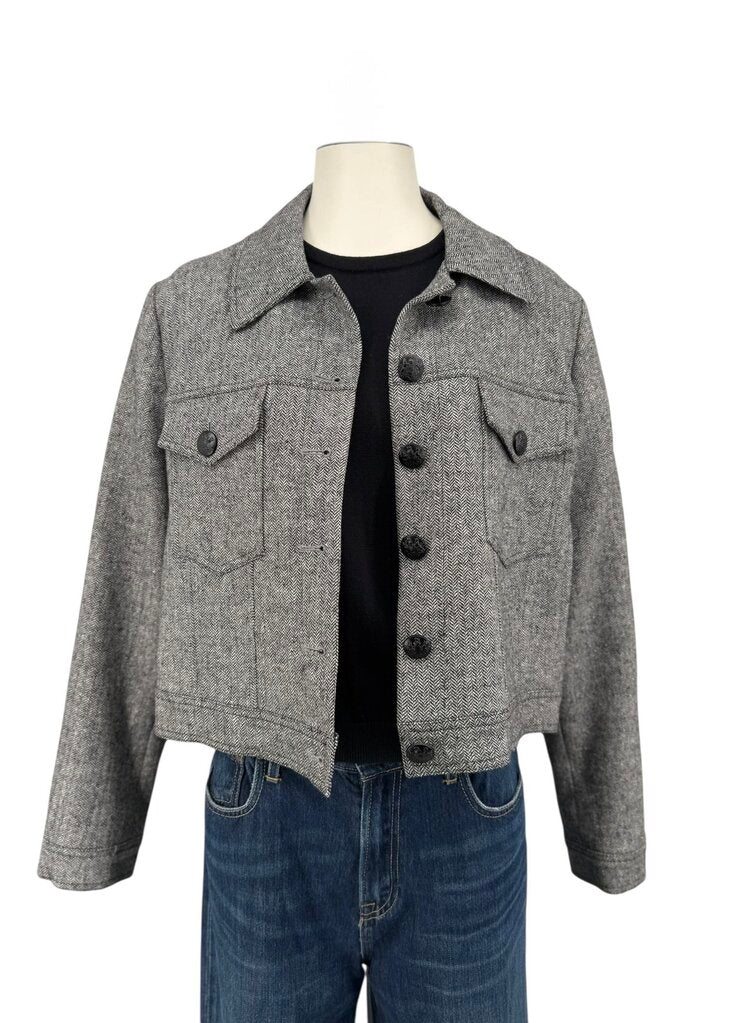 Herringbone Burke with Crest Buttons / JC5