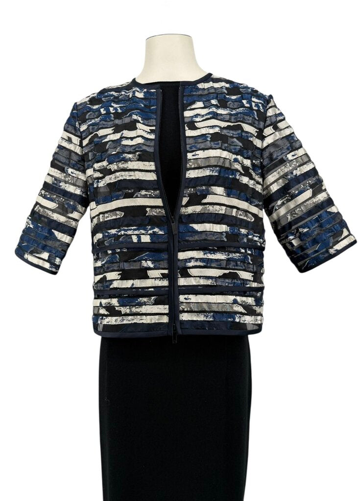 Lafayette 148 Limited Edition148 Woven Semi-Sheer Jacket