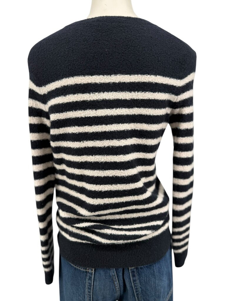 Wool Striped Crewneck Sweater
