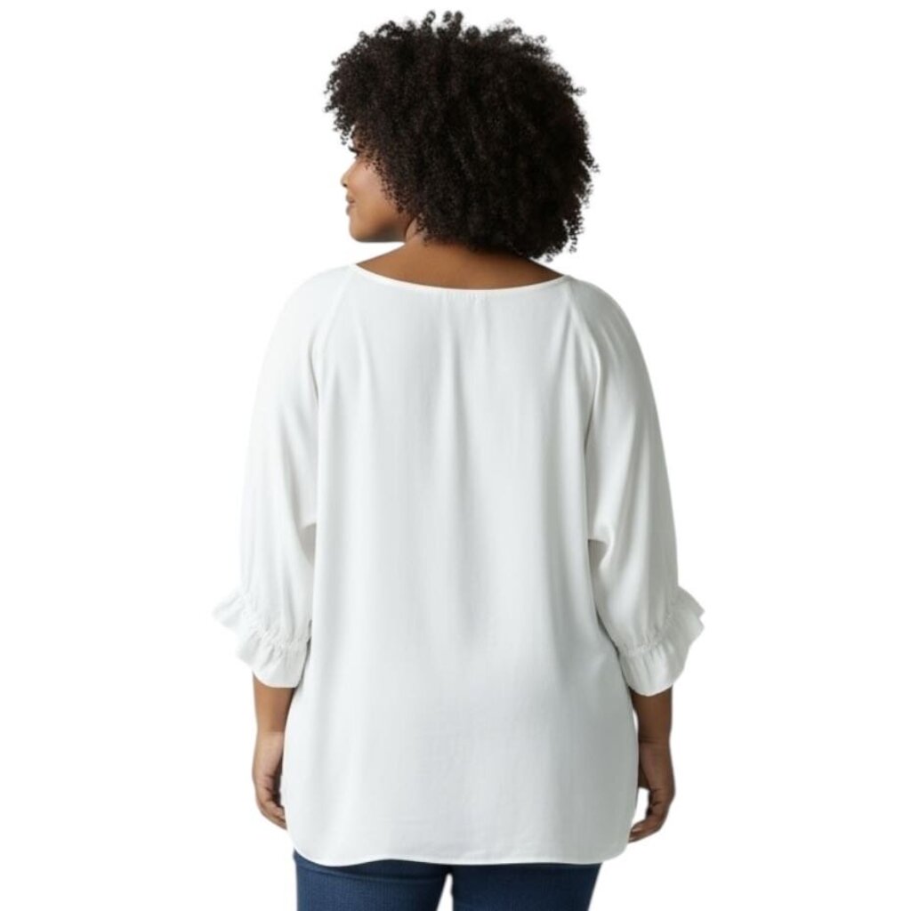 Scoop Neck 3/4 Sleeve Top