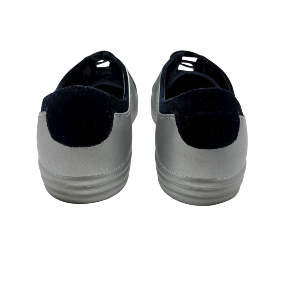 Chanel Leather in Metallic Velvet Sneaker Trainer
