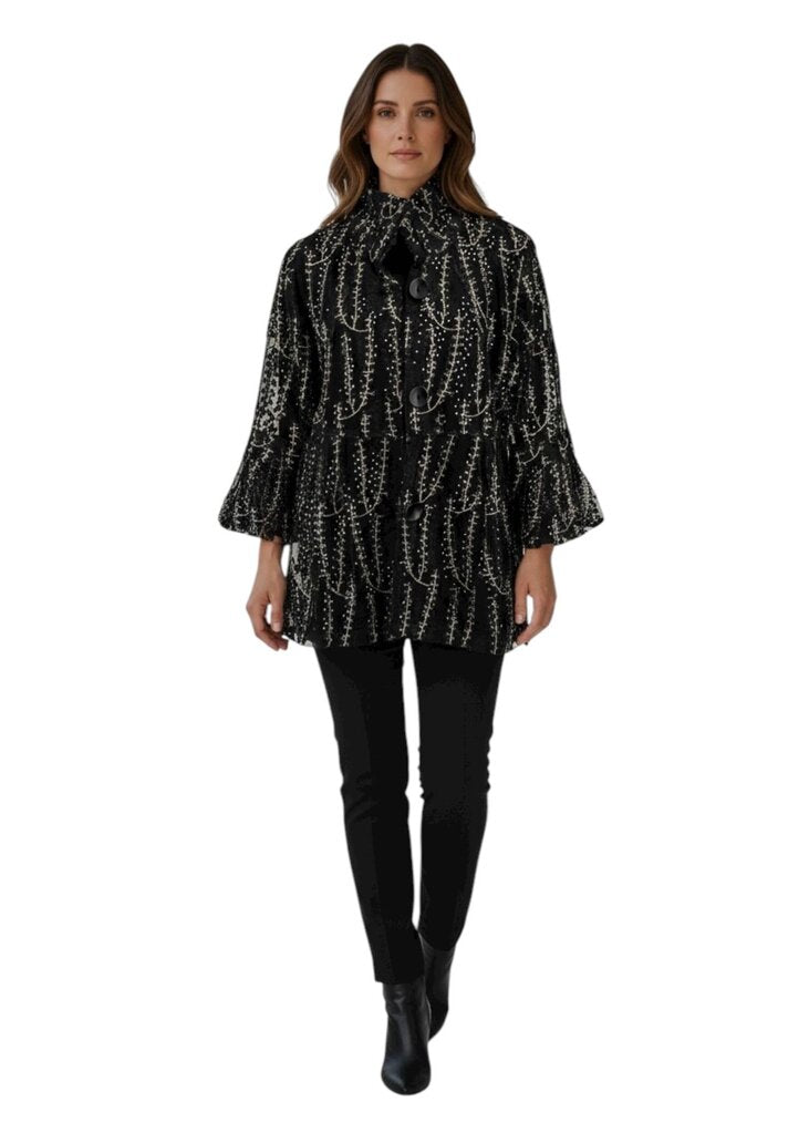 Gold Sparkle Black Jacket/KA5