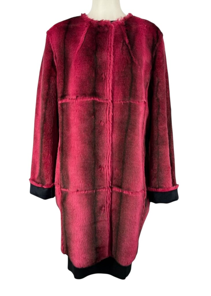 Faux Pink Save The Queen Italian Faux Fur