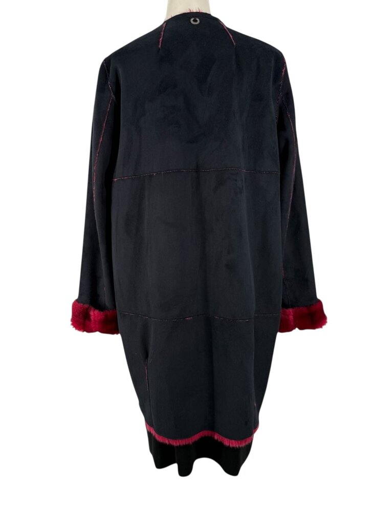 Faux Pink Save The Queen Italian Faux Fur