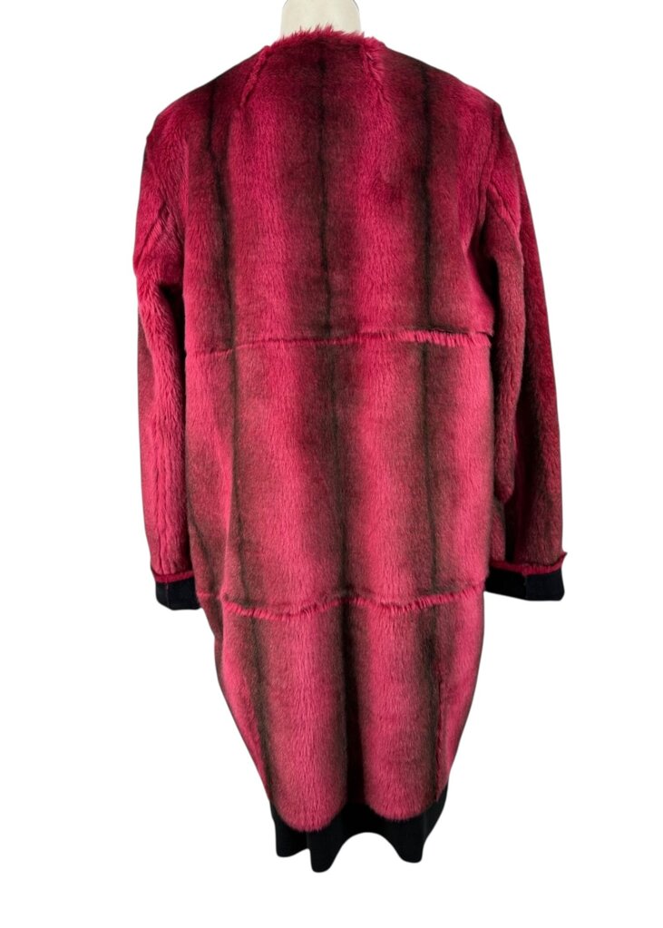 Faux Pink Save The Queen Italian Faux Fur
