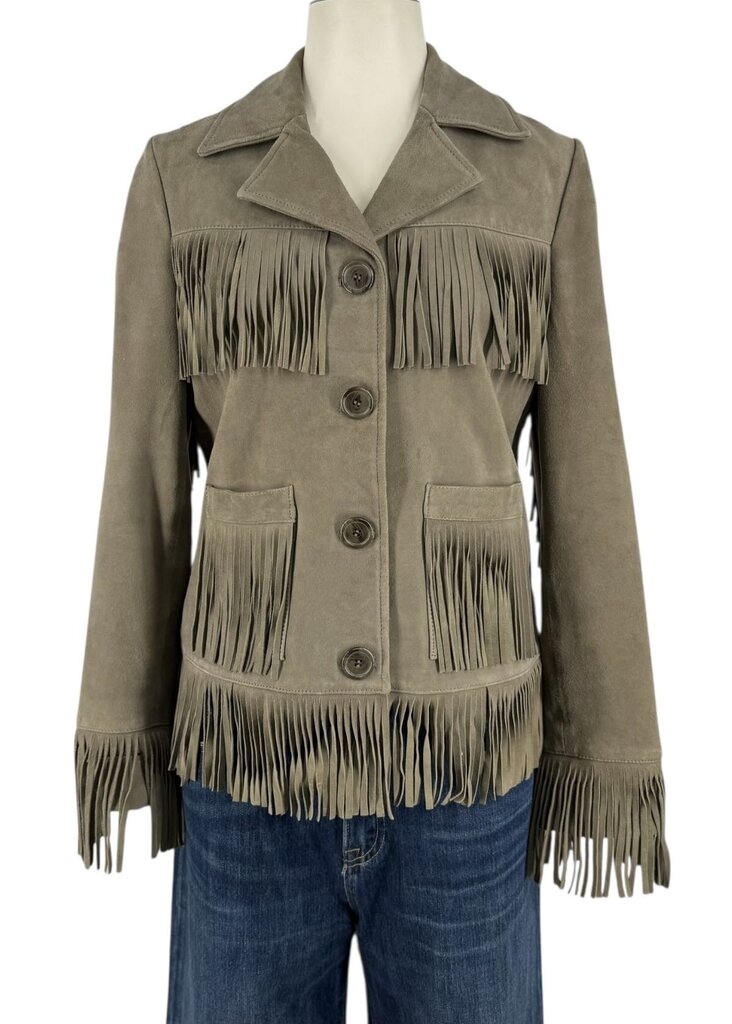 Dante Suede Fringe Jacket