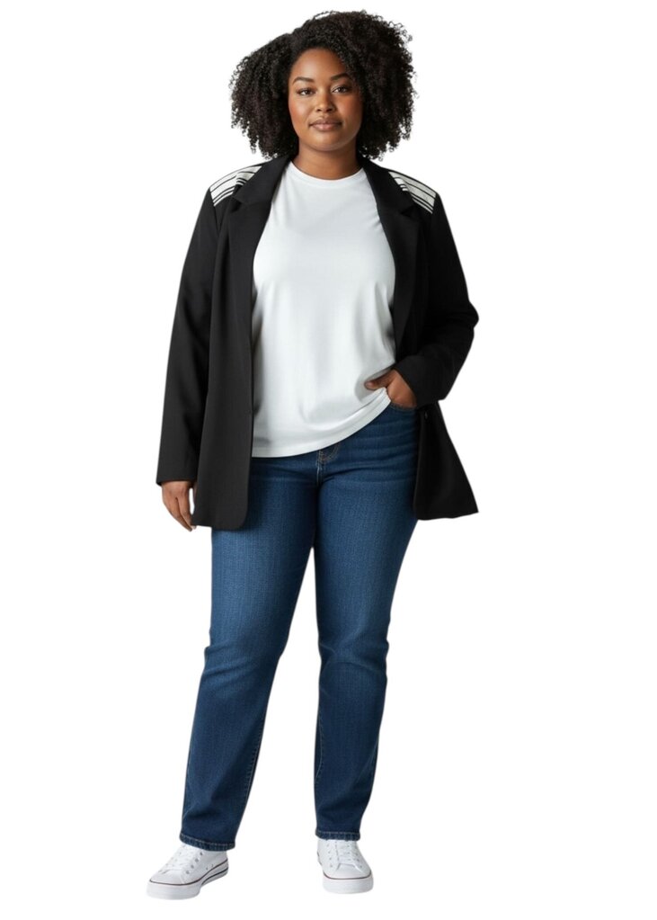 Seeing Double Striped Blazer