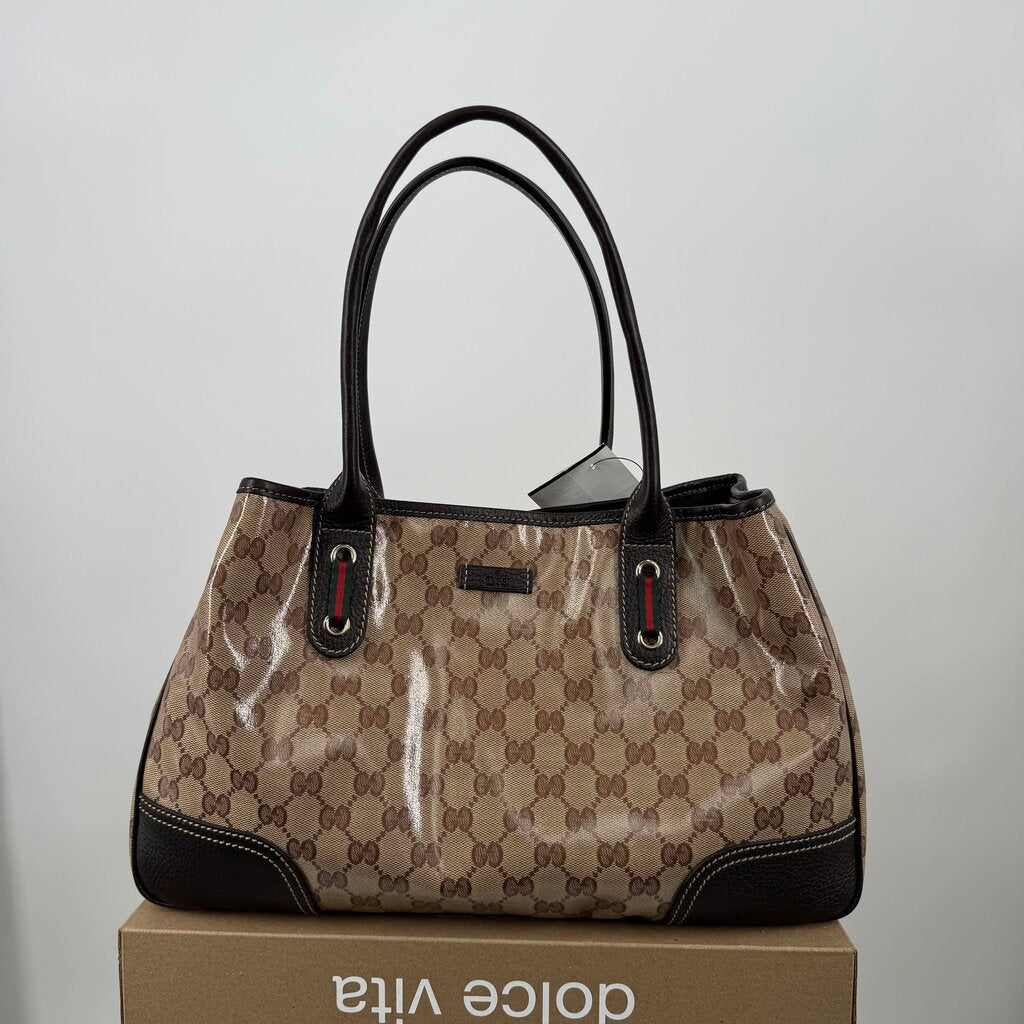 GG Crystal Web Princy Tote