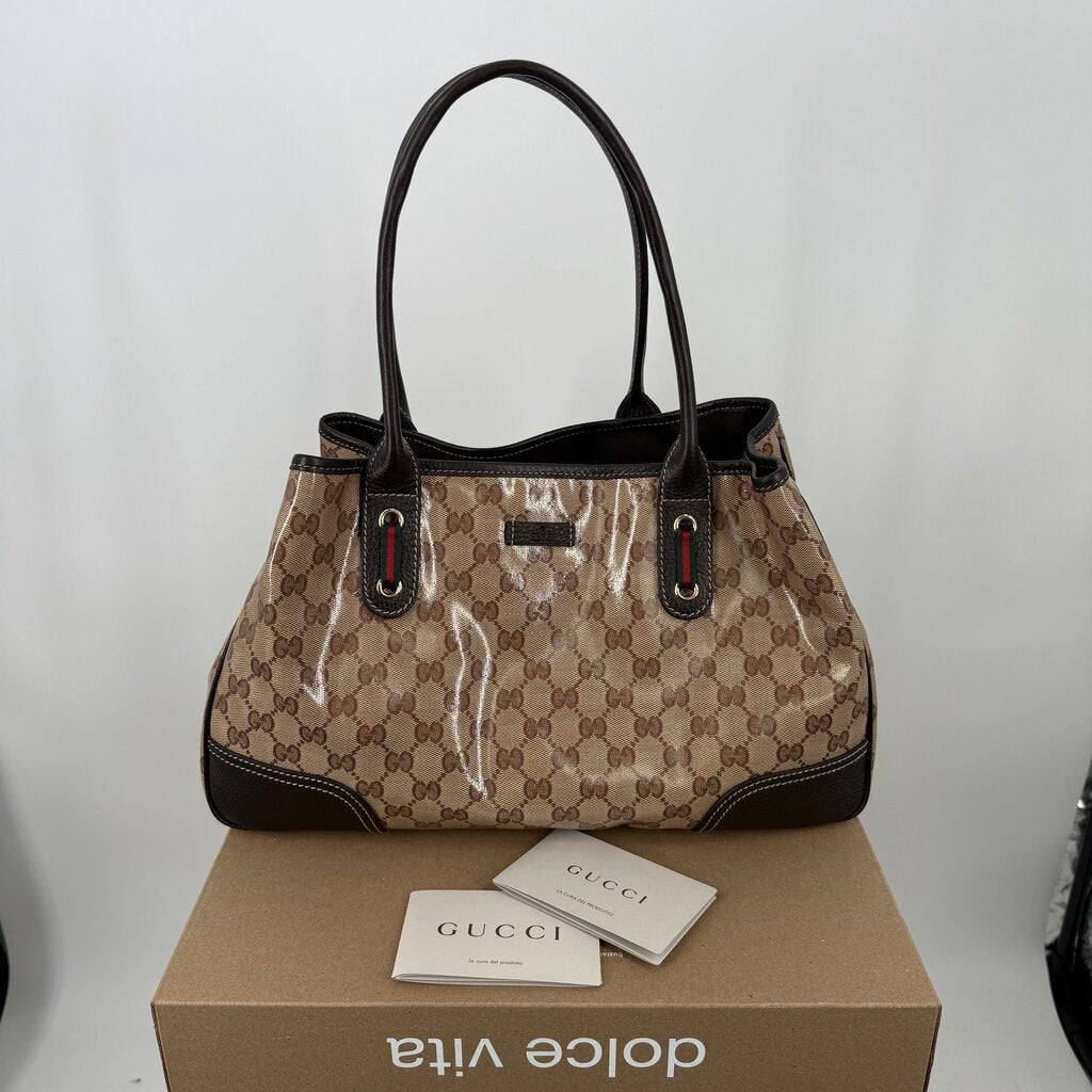 GG Crystal Web Princy Tote