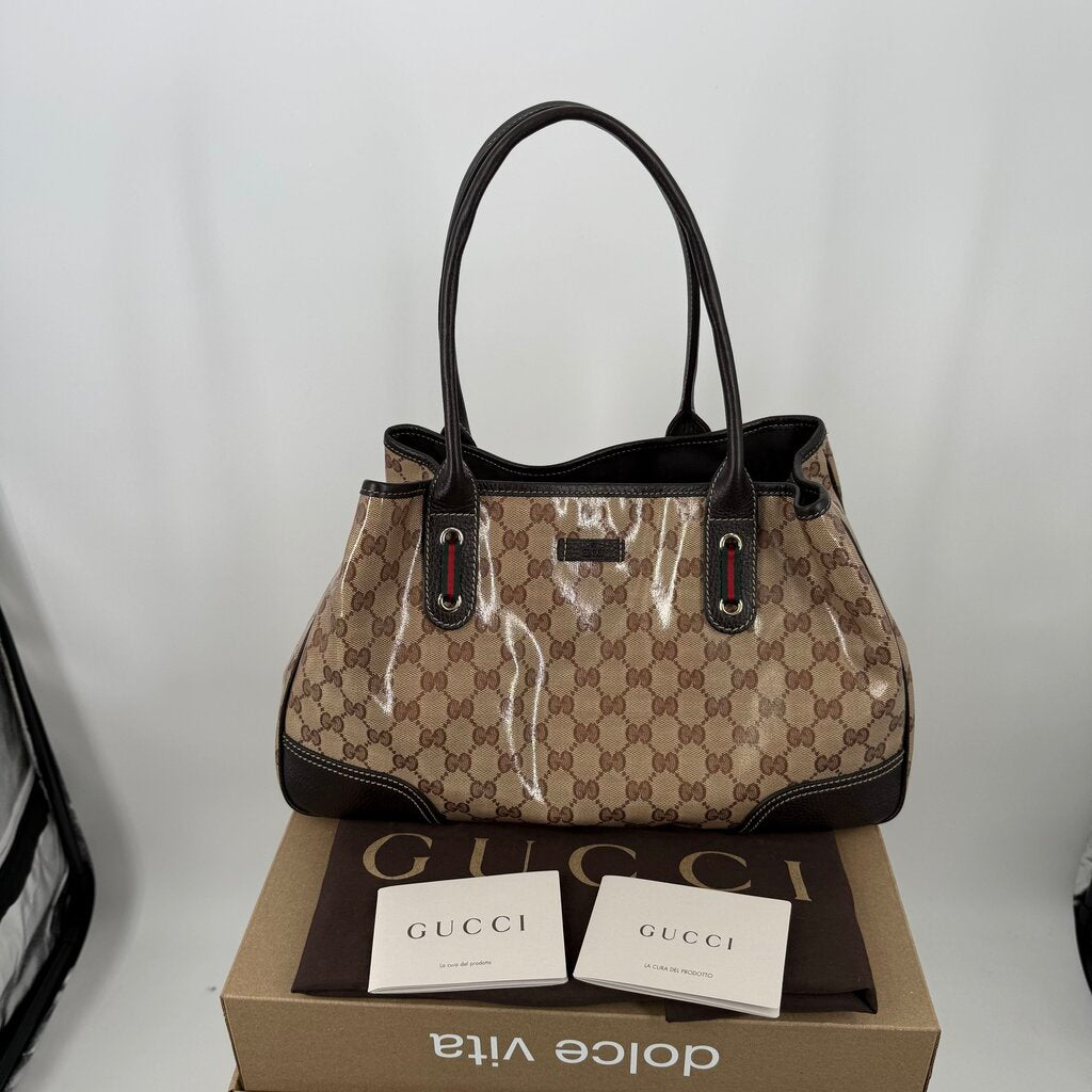 GG Crystal Web Princy Tote