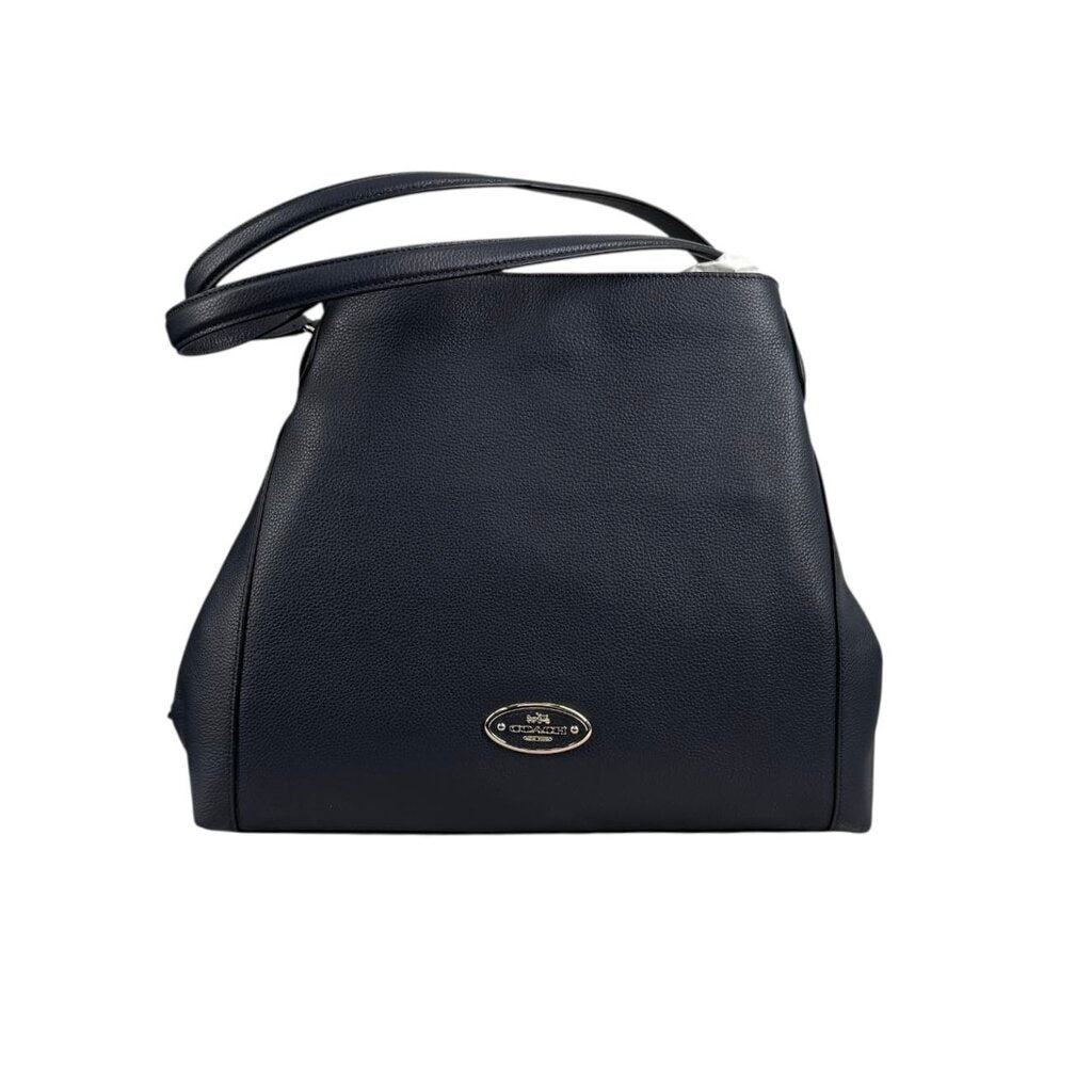 Edie Refined Pebbled Leather Shoulder Bag