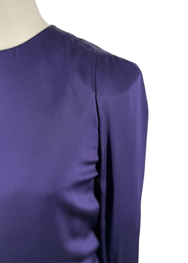 Vintage Button Back Silk Blouse