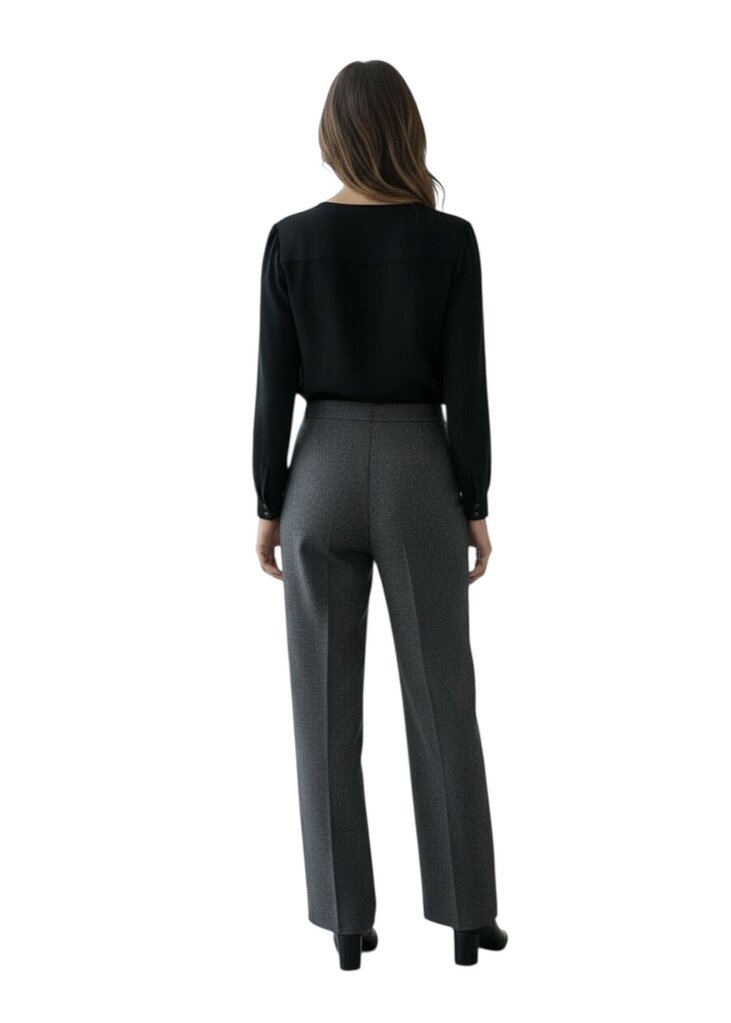 Boutique Pleated Wool Blend Trouser
