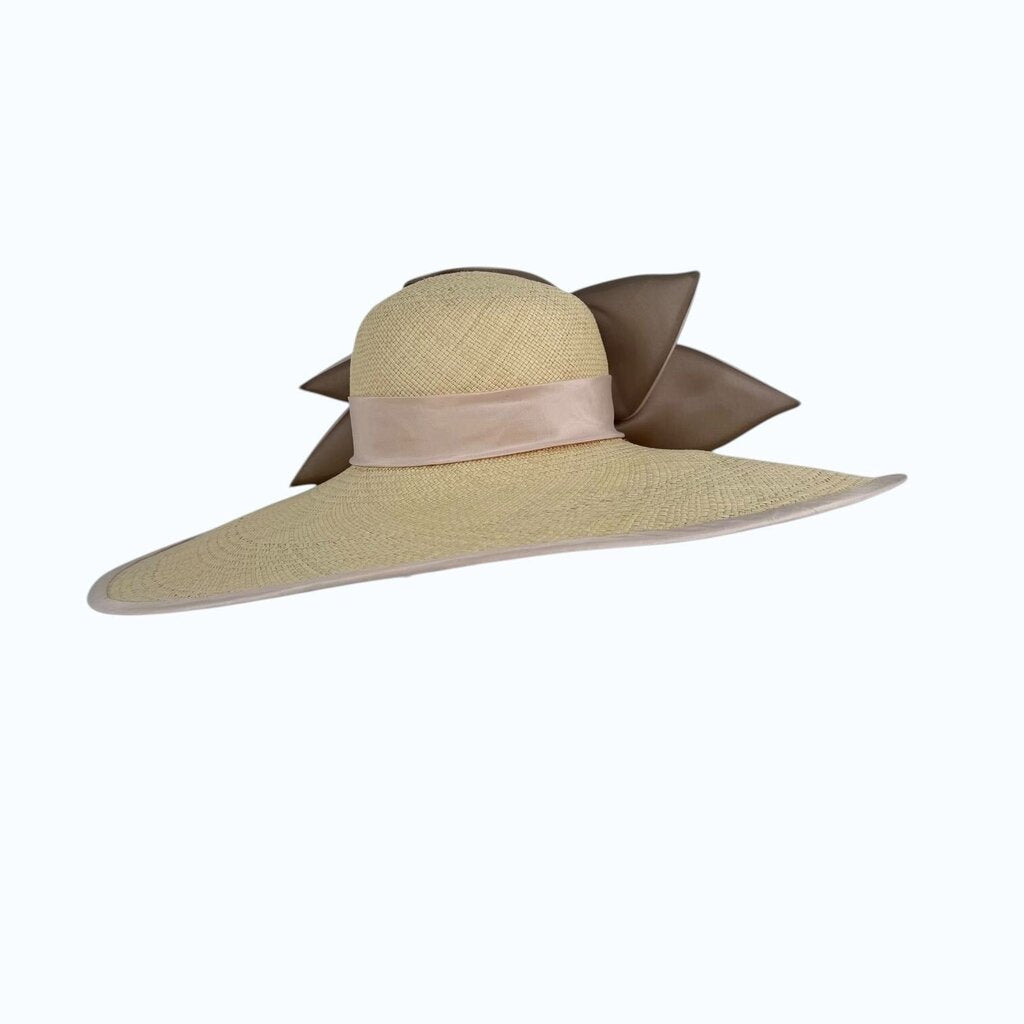 Silk Flower With Pink Rim
