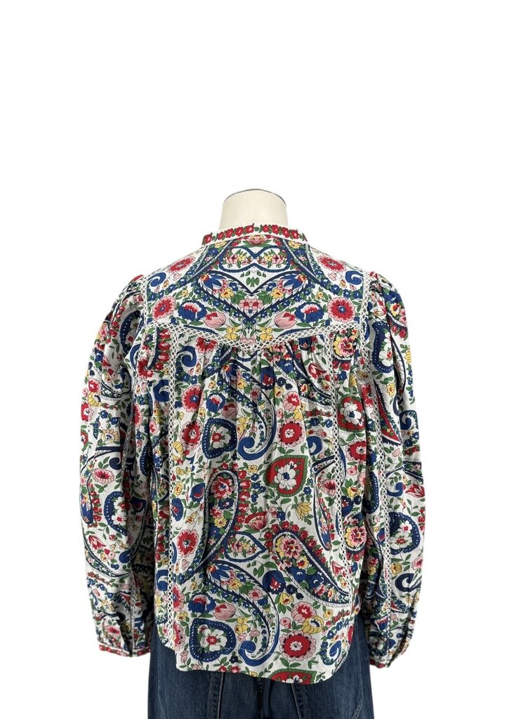 Love The Label Blue Floral Long Sleeve