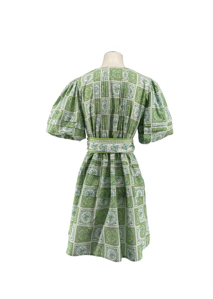 Camille Sunny Lime Mini Dress