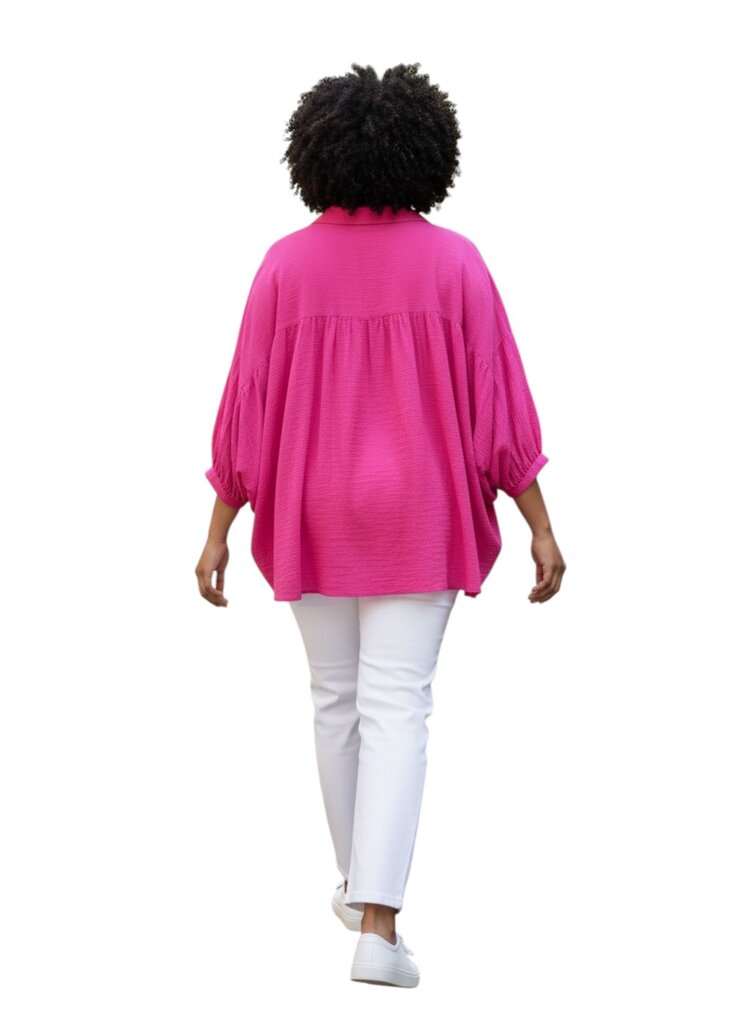 Curate by Trelise Cooper Pink Long Sleeve Button Up