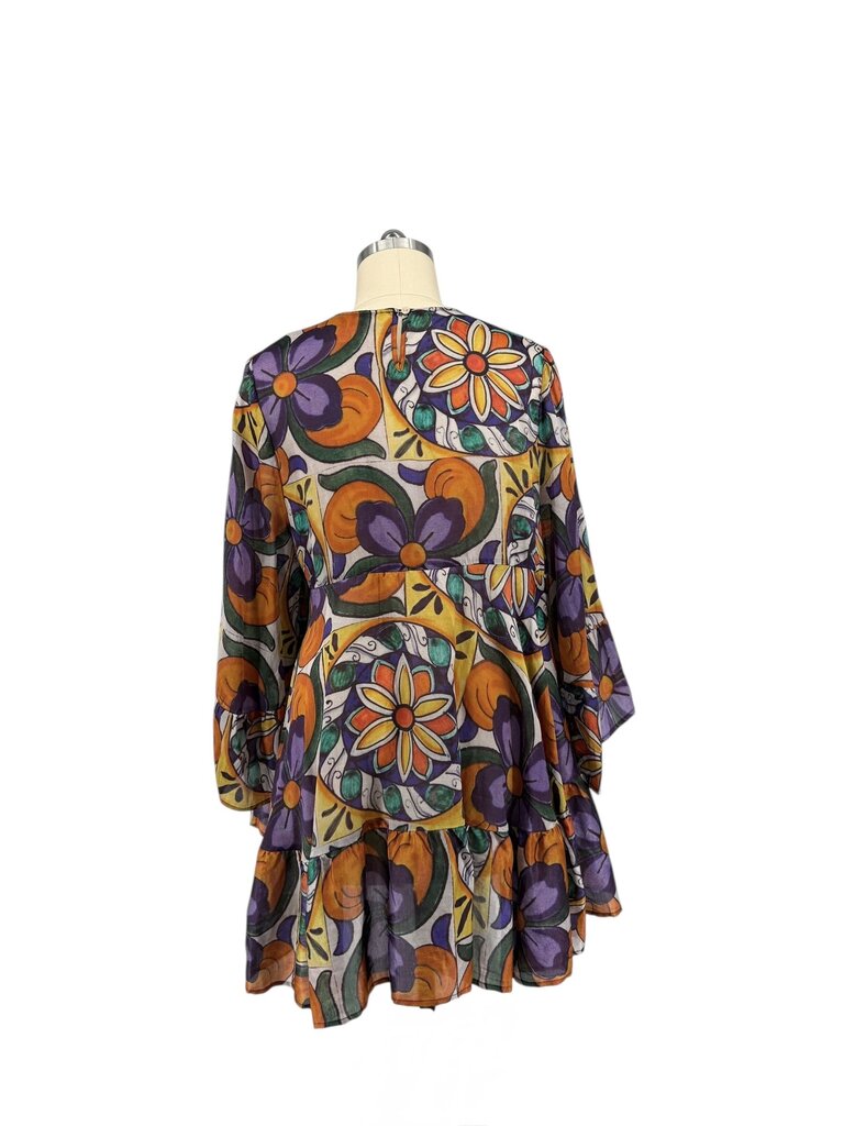 Orange Ruffle Dress by Trelise Cooper