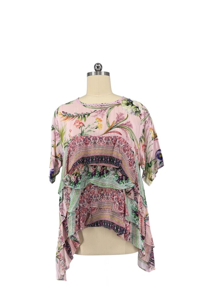 Curate Tiered Pink Long Sleeve