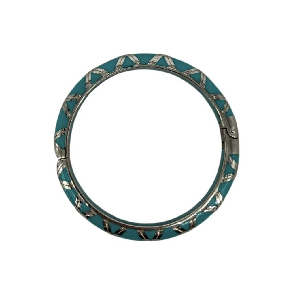 Vintage Resin Bamboo Hinged Bangle