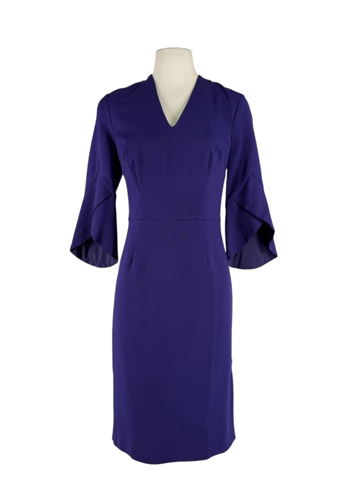 Petal Sleeve Midi Dress