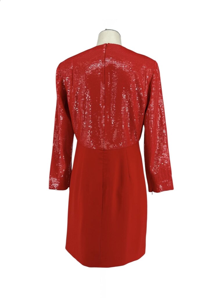 NWT REISS SZ 6 Cara Sequin Red Top Waisted Mini Dress New with Tags