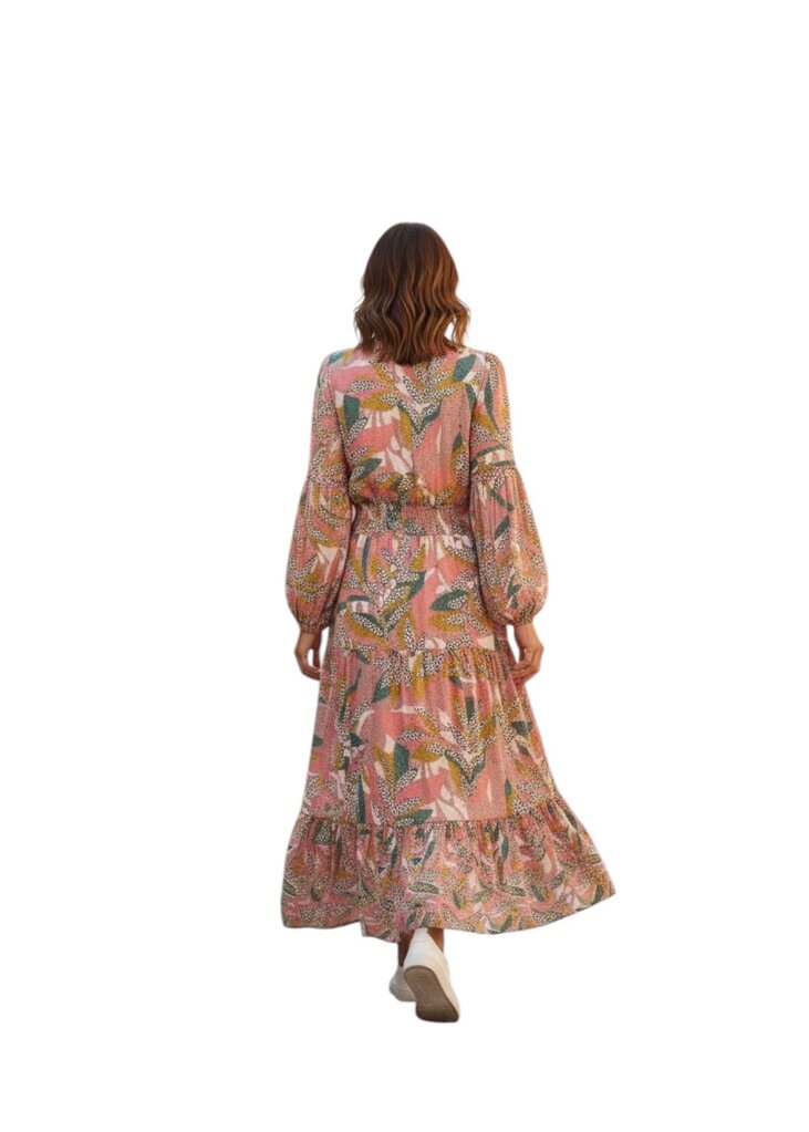 Shoshanna Floral Smocked Waist Maxi Dress
