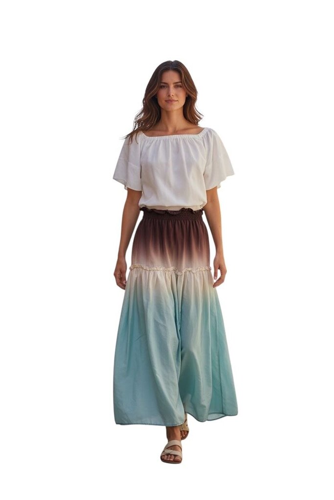 Sea NY Tie Dye Maxi Skirt