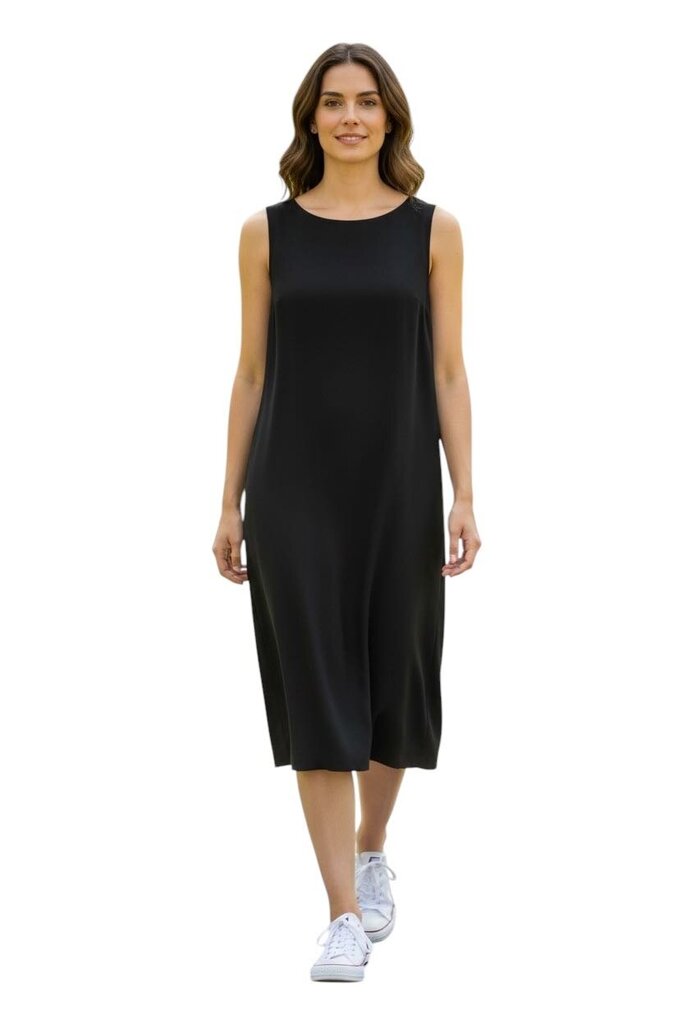 Eileen Fisher Black Sleeveless Dress