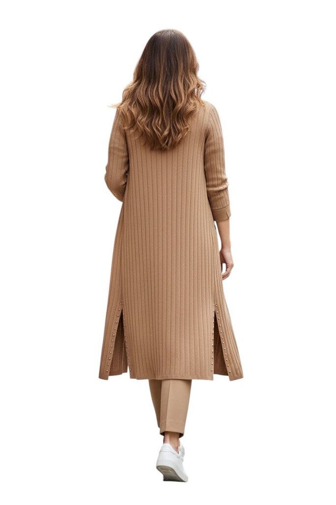 Open Front Duster Cardigan Sweater