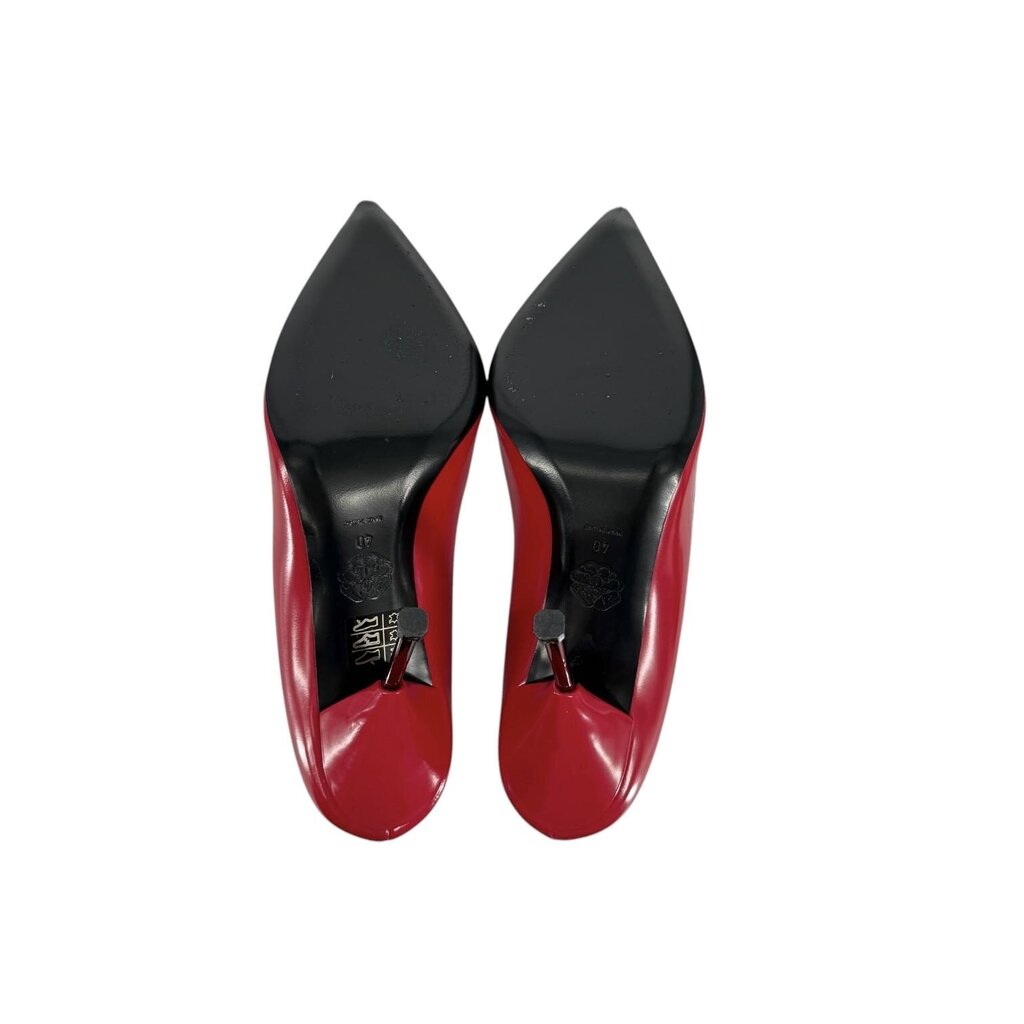 Alexander McQueen Leather Stud Pointed Toe Pump