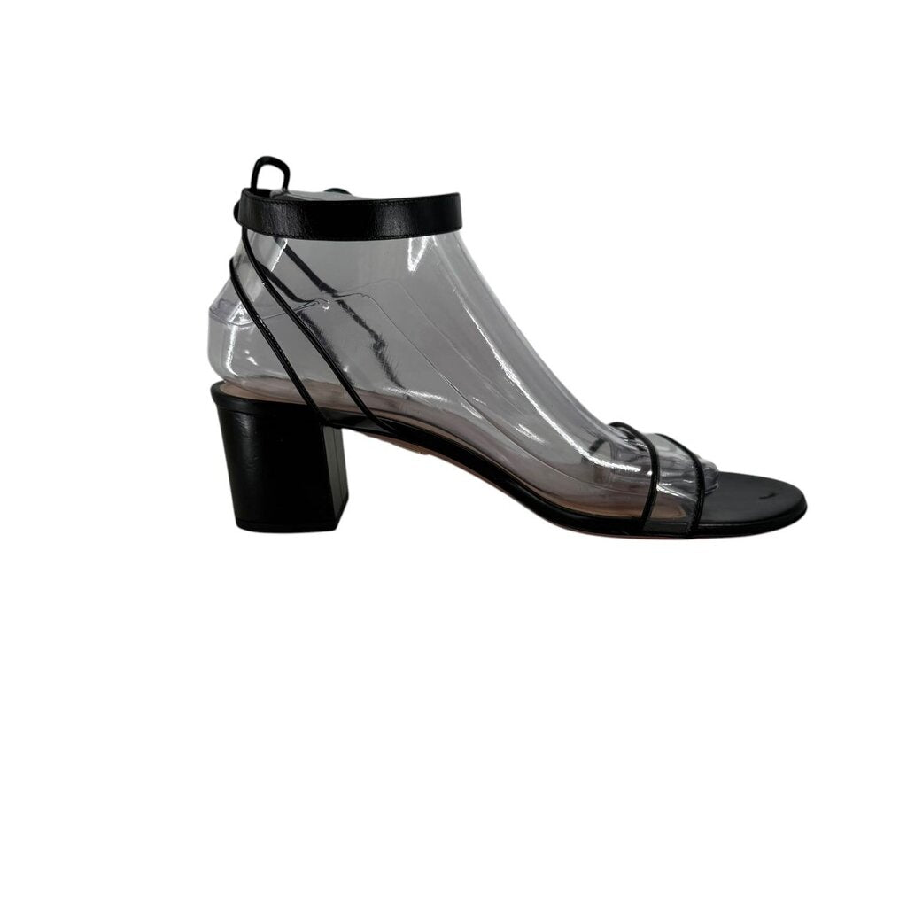 Aquazzura Firenze Minimalist Clear Strap Sandals
