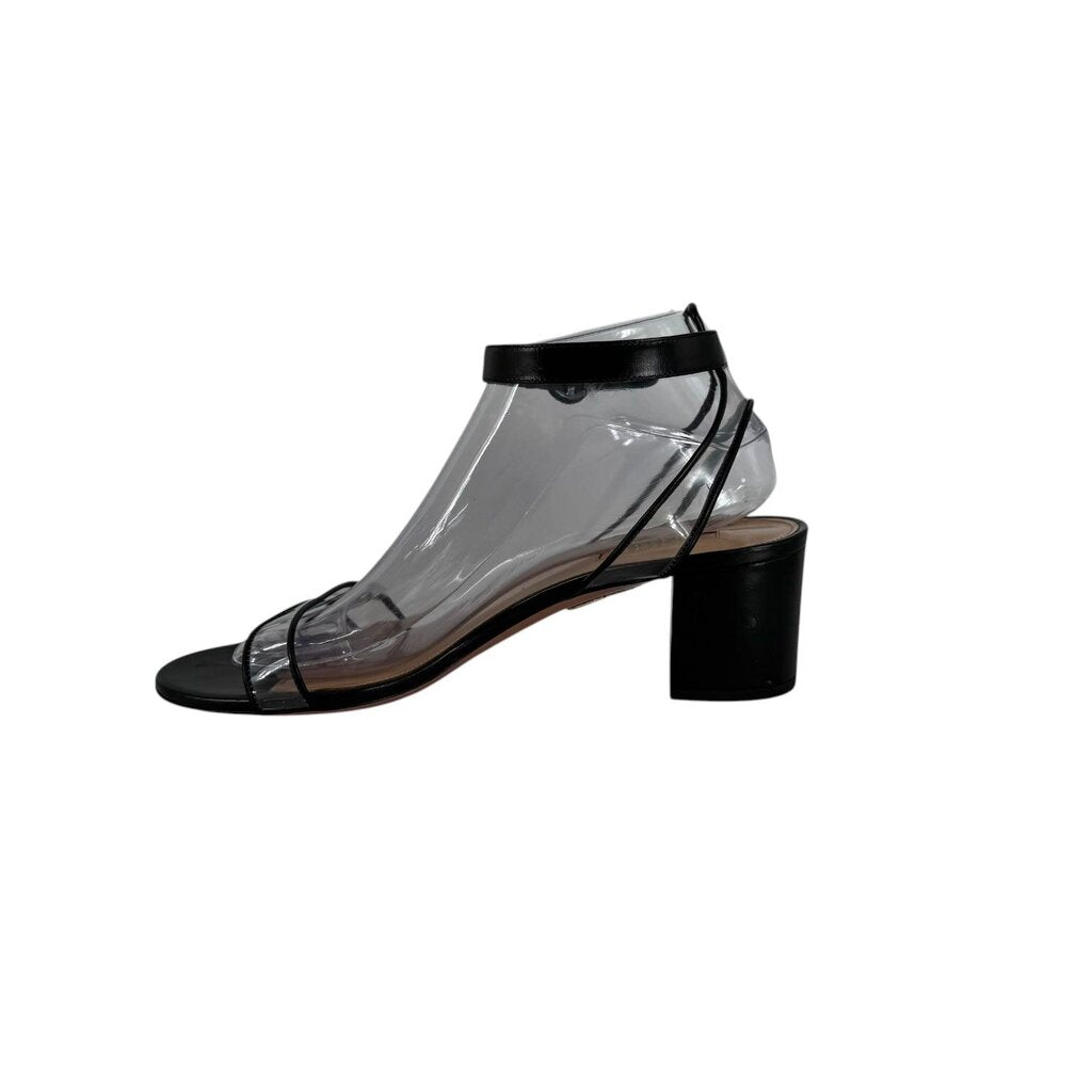 Aquazzura Firenze Minimalist Clear Strap Sandals