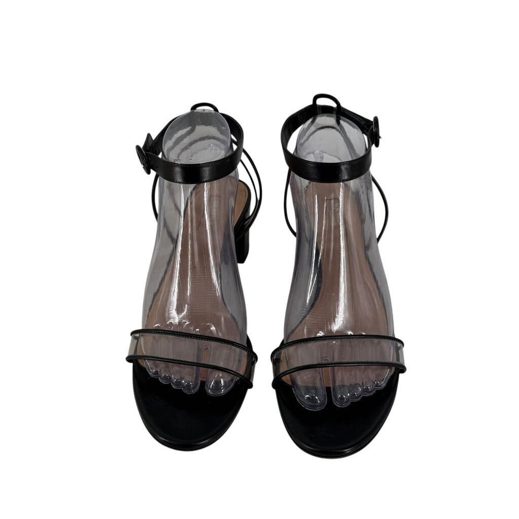 Aquazzura Firenze Minimalist Clear Strap Sandals