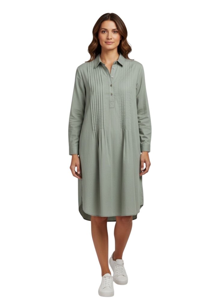 Finley Belinda Tucked Cotton Long Sleeve